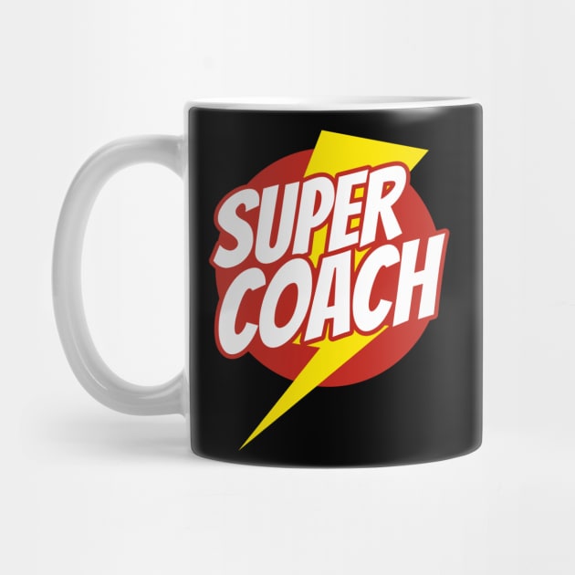 Super Coach - Funny Coaching Superhero - Lightning Edition by isstgeschichte